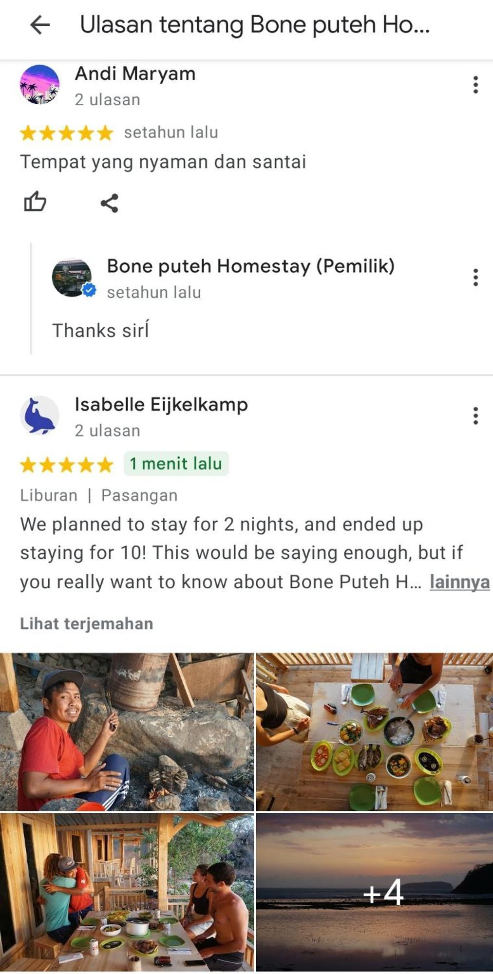 Boneputeh Homestay Taliwang Екстер'єр фото